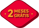 Badge de 2 meses grátis